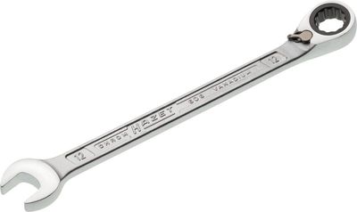 Ratchet Ring Open-ended Spanner HAZET 606-12