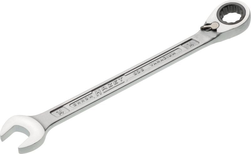 HAZET 606-14 Ratchet Ring Open-ended Spanner