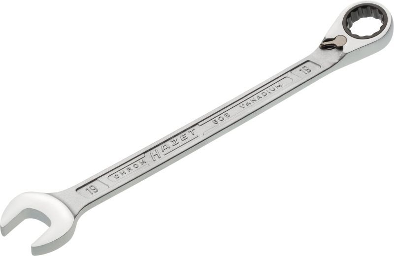HAZET 606-19 Ratchet Ring Open-ended Spanner
