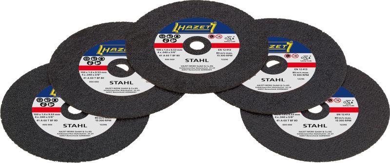 HAZET 9033P-08/5 Cutting Disc Set, angle grinder