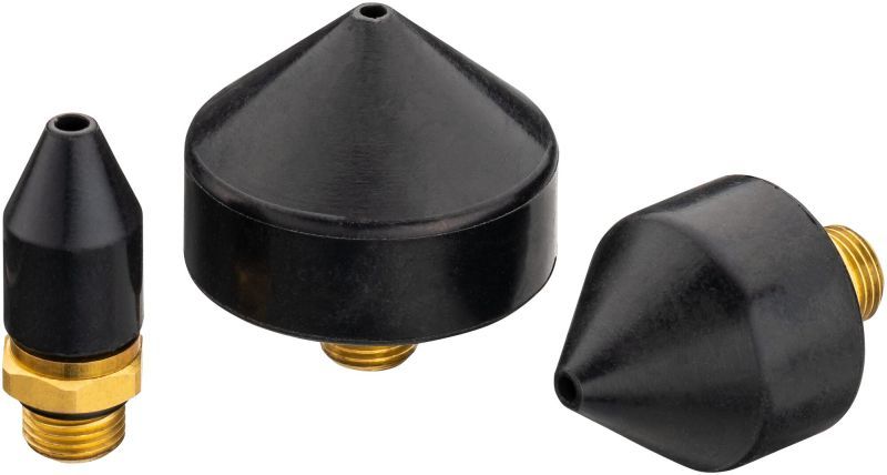 HAZET 9040-42/3 Brush/Nozzle Set, suction/blast gun