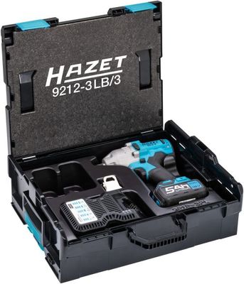 Impact Wrench (rechargeable battery) HAZET 9212-3LB/3