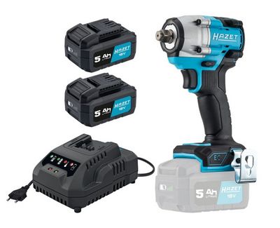 Impact Wrench (rechargeable battery) HAZET 9512-600/4