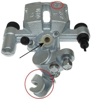 Brake Caliper HELLA PAGID 8AC 355 380-331