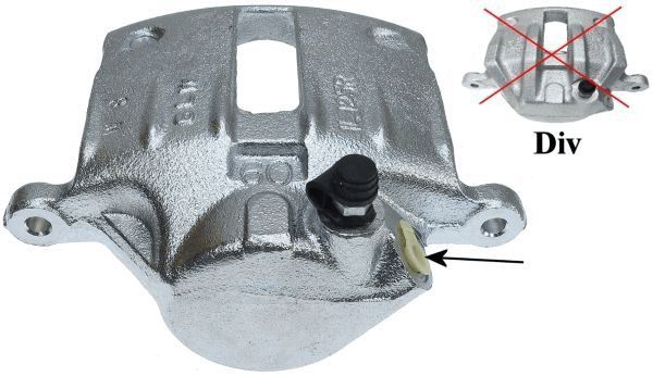 HELLA PAGID 8AC 355 393-351 Brake Caliper