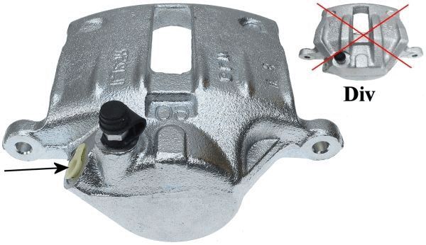 HELLA PAGID 8AC 355 393-361 Brake Caliper