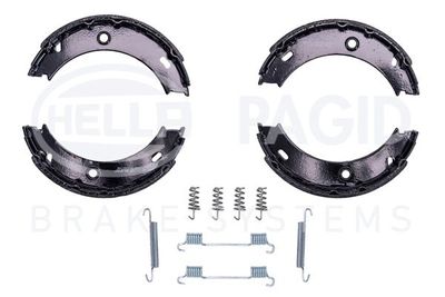 Brake Shoe Set, parking brake HELLA PAGID 8DA 355 050-461