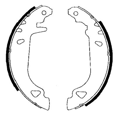 Brake Shoe Set HELLA PAGID 8DB 355 001-011