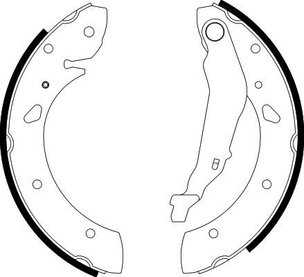 HELLA PAGID 8DB 355 001-761 Brake Shoe Set