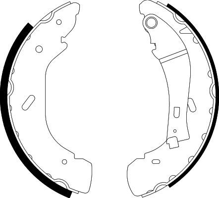 HELLA PAGID 8DB 355 001-961 Brake Shoe Set
