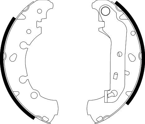 HELLA PAGID 8DB 355 002-411 Brake Shoe Set