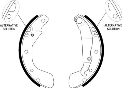 Brake Shoe Set HELLA PAGID 8DB 355 002-471