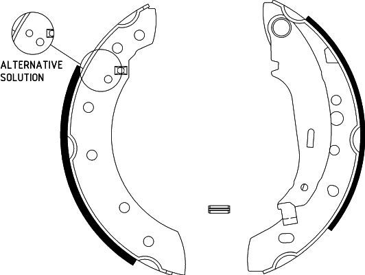 HELLA PAGID 8DB 355 002-771 Brake Shoe Set