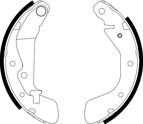 HELLA PAGID 8DB 355 002-791 Brake Shoe Set