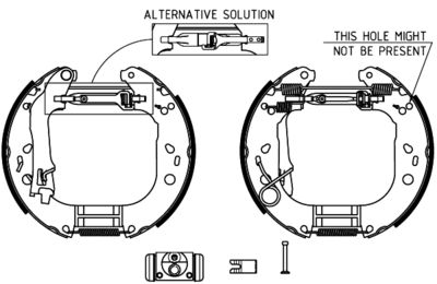 Brake Shoe Set HELLA PAGID 8DB 355 004-871