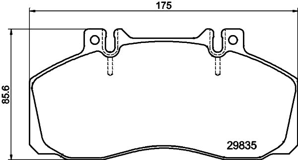 HELLA PAGID 8DB 355 005-311 Brake Pad Set, disc brake