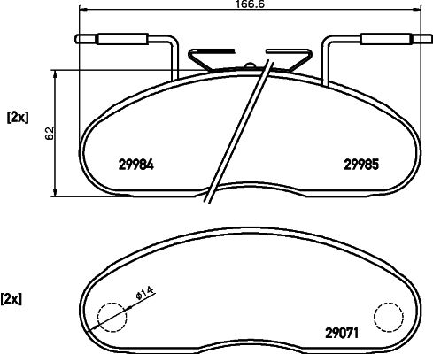 HELLA PAGID 8DB 355 005-341 Brake Pad Set, disc brake