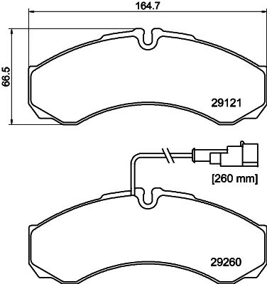 HELLA PAGID 8DB 355 005-431 Brake Pad Set, disc brake