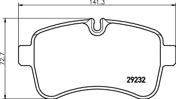 HELLA PAGID 8DB 355 005-551 Brake Pad Set, disc brake