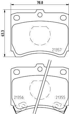 HELLA PAGID 8DB 355 005-741 Brake Pad Set, disc brake
