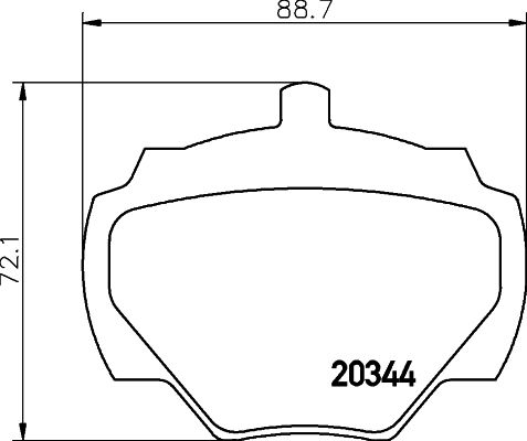 HELLA PAGID 8DB 355 005-791 Brake Pad Set, disc brake