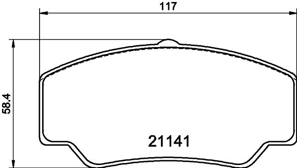 HELLA PAGID 8DB 355 006-151 Brake Pad Set, disc brake