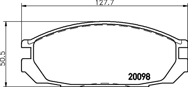 HELLA PAGID 8DB 355 006-251 Brake Pad Set, disc brake