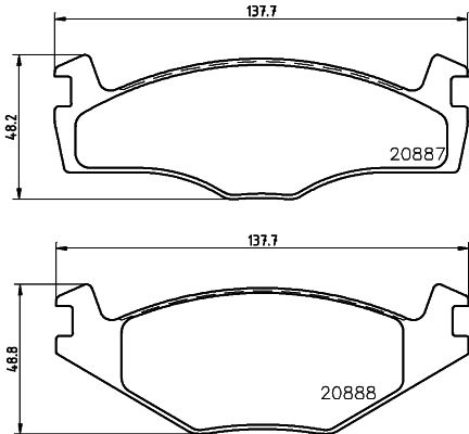 HELLA PAGID 8DB 355 006-381 Brake Pad Set, disc brake
