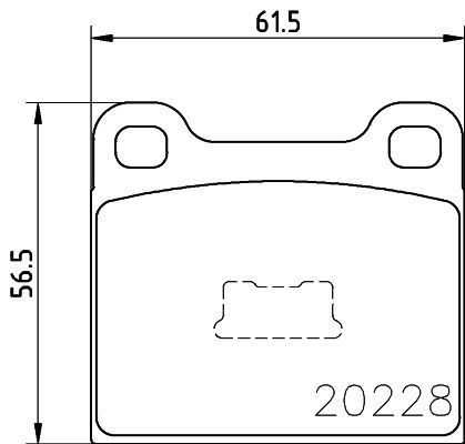 HELLA PAGID 8DB 355 006-531 Brake Pad Set, disc brake
