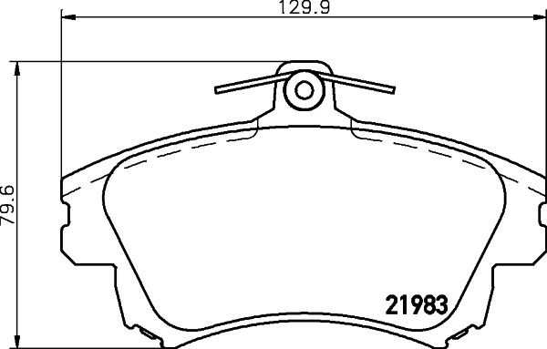 HELLA PAGID 8DB 355 006-711 Brake Pad Set, disc brake