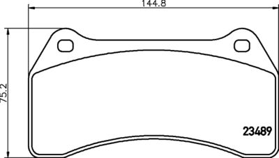 Brake Pad Set, disc brake HELLA PAGID 8DB 355 006-931