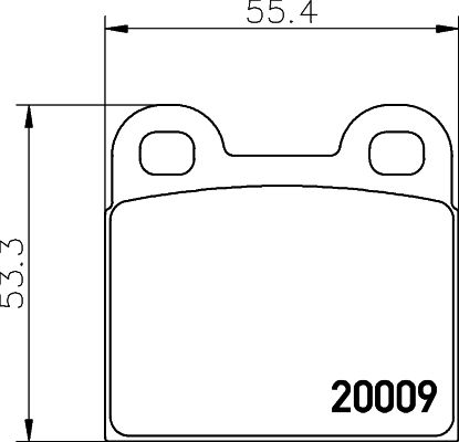 HELLA PAGID 8DB 355 006-991 Brake Pad Set, disc brake