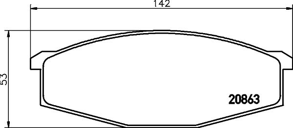 HELLA PAGID 8DB 355 007-291 Brake Pad Set, disc brake