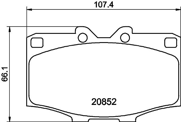 HELLA PAGID 8DB 355 007-301 Brake Pad Set, disc brake
