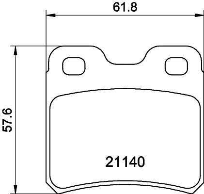 HELLA PAGID 8DB 355 007-451 Brake Pad Set, disc brake