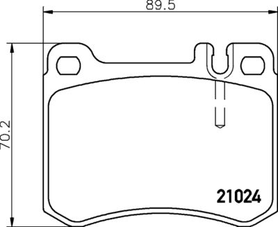 Brake Pad Set, disc brake HELLA PAGID 8DB 355 007-611