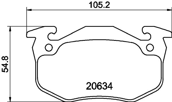 HELLA PAGID 8DB 355 007-661 Brake Pad Set, disc brake