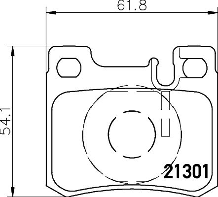 HELLA PAGID 8DB 355 007-671 Brake Pad Set, disc brake