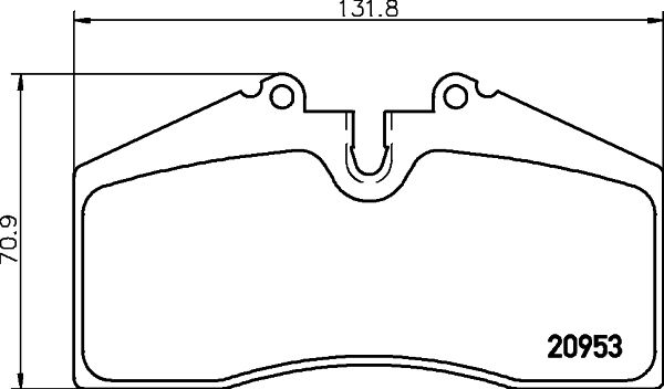 HELLA PAGID 8DB 355 007-701 Brake Pad Set, disc brake
