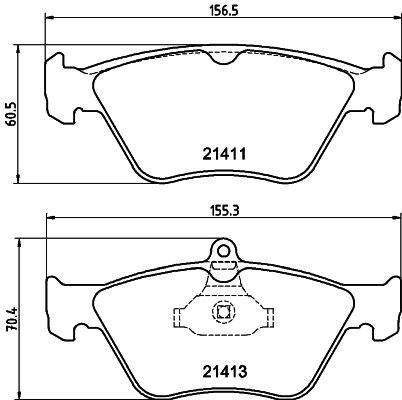 HELLA PAGID 8DB 355 007-731 Brake Pad Set, disc brake