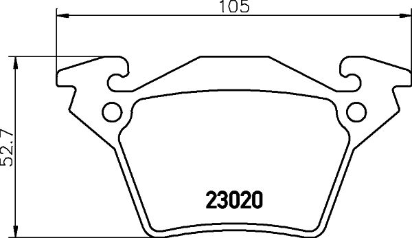 HELLA PAGID 8DB 355 008-641 Brake Pad Set, disc brake