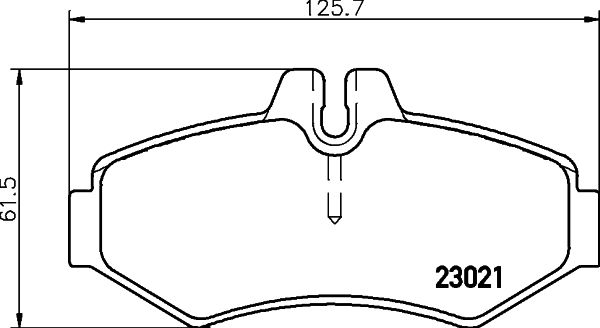 HELLA PAGID 8DB 355 008-651 Brake Pad Set, disc brake
