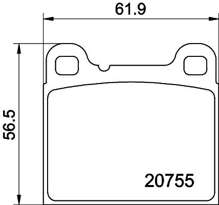 HELLA PAGID 8DB 355 008-801 Brake Pad Set, disc brake