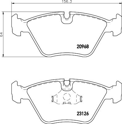 HELLA PAGID 8DB 355 008-971 Brake Pad Set, disc brake