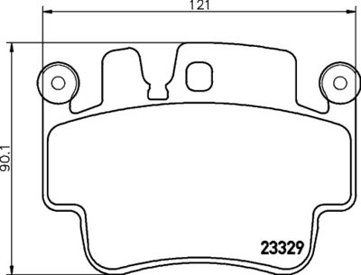 Brake Pad Set, disc brake HELLA PAGID 8DB 355 009-281