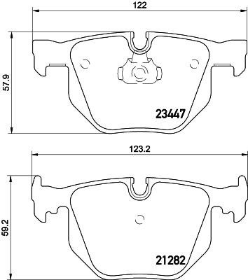 HELLA PAGID 8DB 355 009-331 Brake Pad Set, disc brake