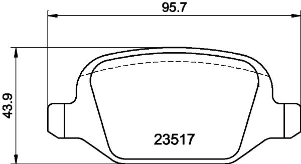 HELLA PAGID 8DB 355 009-361 Brake Pad Set, disc brake
