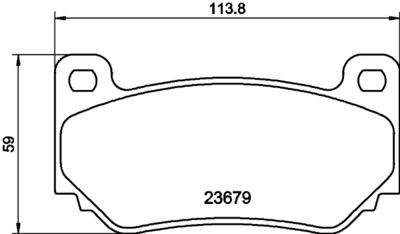 Brake Pad Set, disc brake HELLA PAGID 8DB 355 009-721