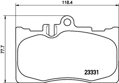 Brake Pad Set, disc brake HELLA PAGID 8DB 355 009-861
