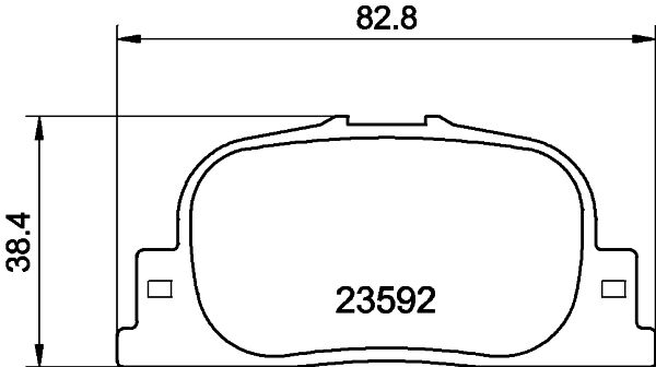 HELLA PAGID 8DB 355 010-001 Brake Pad Set, disc brake